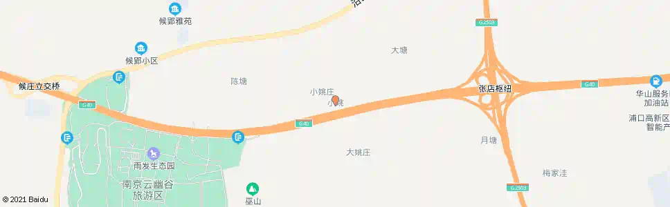 南京小姚村_公交站地图_南京公交_妙搜公交查询2025