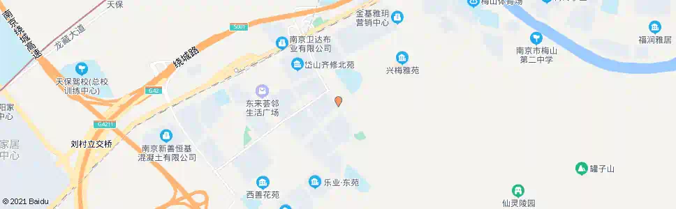 南京岱山东路_公交站地图_南京公交_妙搜公交查询2025