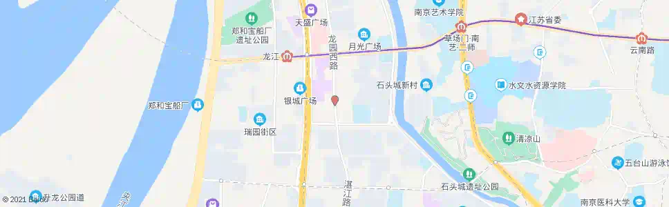 南京龙江新城市广场南_公交站地图_南京公交_妙搜公交查询2025