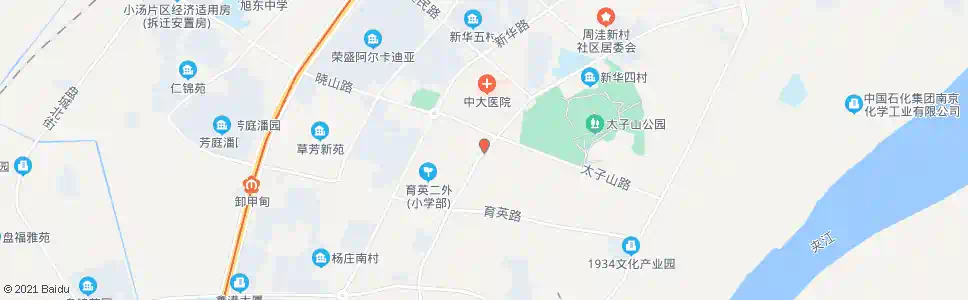 南京旭东路太子山路_公交站地图_南京公交_妙搜公交查询2025