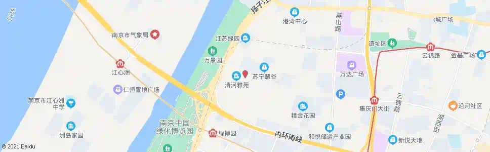 南京江苏省老年公寓_公交站地图_南京公交_妙搜公交查询2025