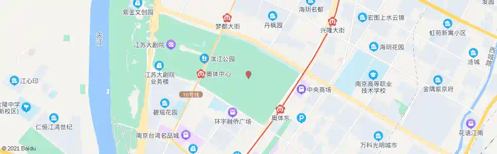 南京体育中心_公交站地图_南京公交_妙搜公交查询2025