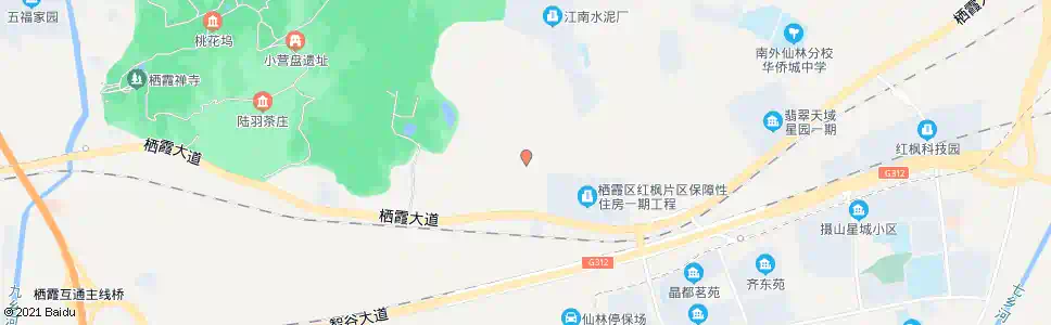 南京摄山村委会_公交站地图_南京公交_妙搜公交查询2025