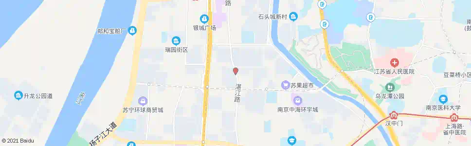南京清凉门大街(省国医馆)_公交站地图_南京公交_妙搜公交查询2025