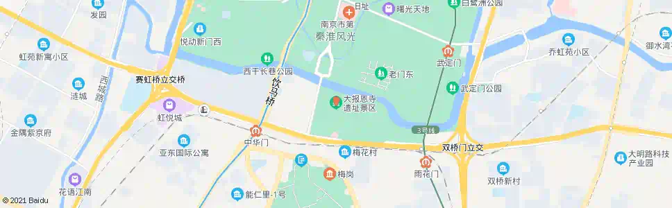 南京大报恩寺遗址公园_公交站地图_南京公交_妙搜公交查询2025