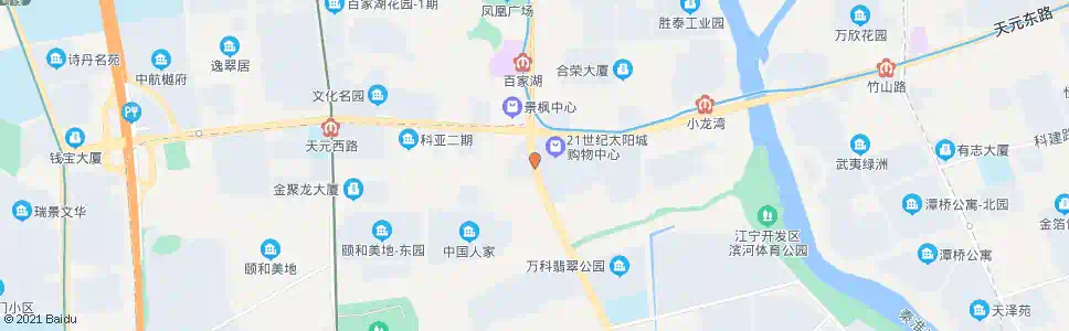 南京廿一世纪现代城_公交站地图_南京公交_妙搜公交查询2025