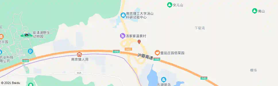 南京汤山立交桥_公交站地图_南京公交_妙搜公交查询2025