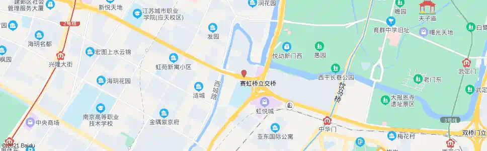 南京应天大街_公交站地图_南京公交_妙搜公交查询2025