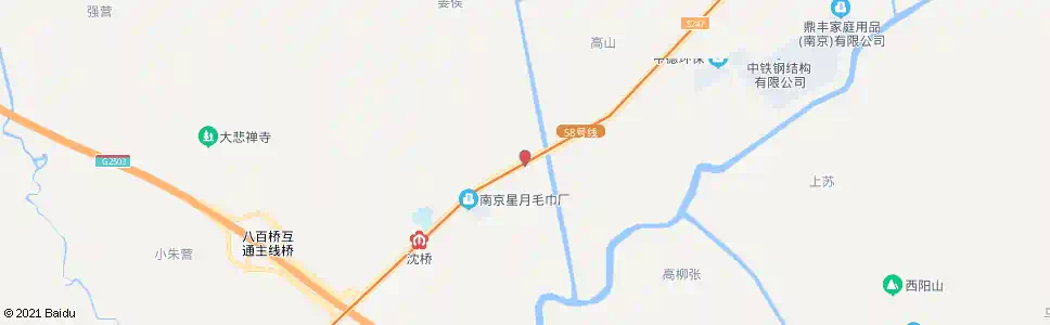 南京金江公路沈桥_公交站地图_南京公交_妙搜公交查询2025