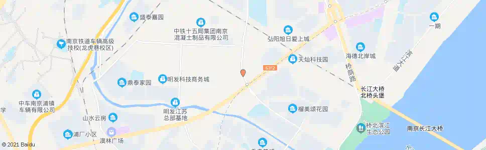 南京柳洲北路南_公交站地图_南京公交_妙搜公交查询2025