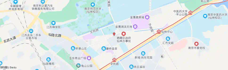 南京文枢东路_公交站地图_南京公交_妙搜公交查询2025