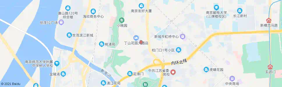南京察哈尔路西站_公交站地图_南京公交_妙搜公交查询2025