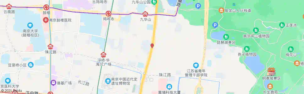 南京龙蟠中路荷包套_公交站地图_南京公交_妙搜公交查询2025