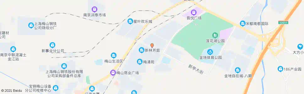南京新亭大街_公交站地图_南京公交_妙搜公交查询2025