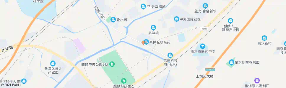 南京启迪大街东_公交站地图_南京公交_妙搜公交查询2025
