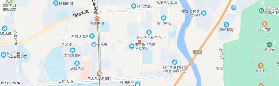 南京九竹路东_公交站地图_南京公交_妙搜公交查询2025