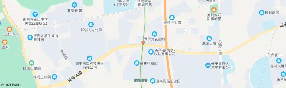 南京诚信大道北_公交站地图_南京公交_妙搜公交查询2025
