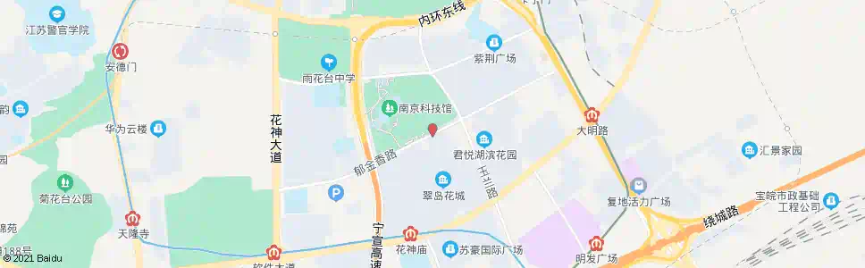 南京翠岛花城北_公交站地图_南京公交_妙搜公交查询2025