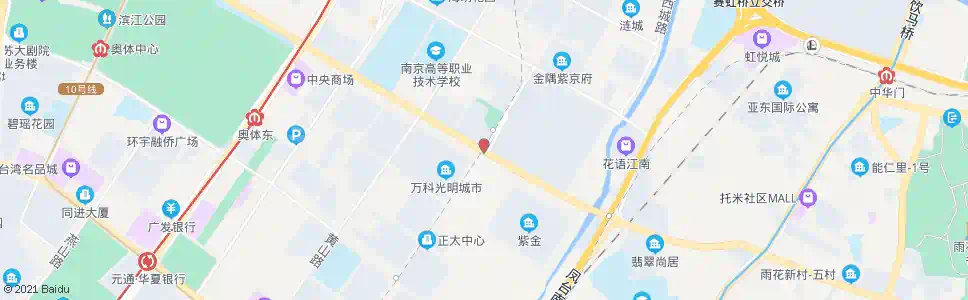 南京秋叶村_公交站地图_南京公交_妙搜公交查询2025