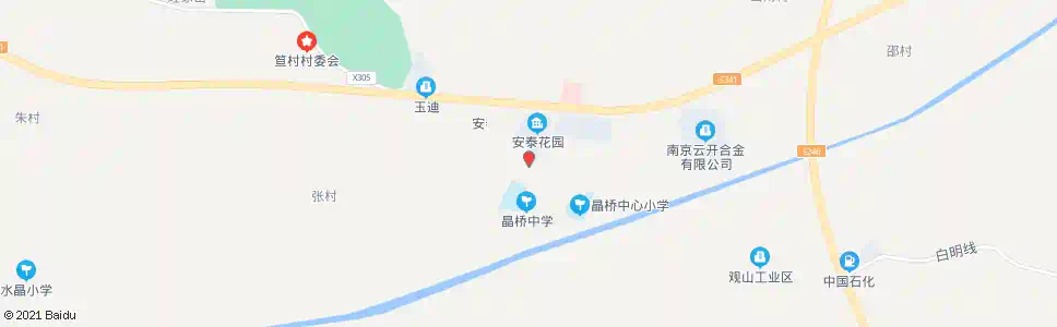 南京晶桥_公交站地图_南京公交_妙搜公交查询2025