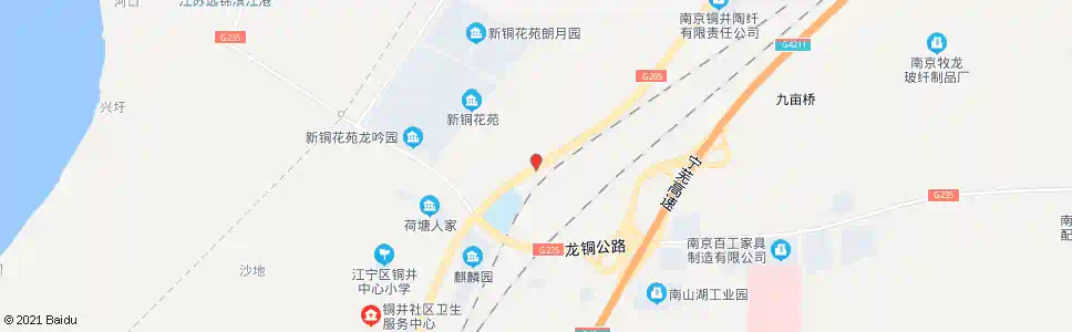 南京新铜花苑_公交站地图_南京公交_妙搜公交查询2025