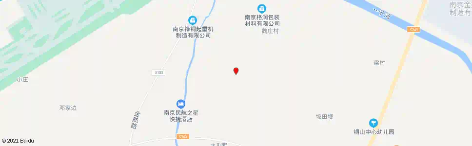 南京大魏庄西_公交站地图_南京公交_妙搜公交查询2025