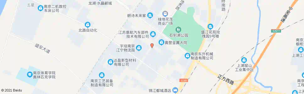 南京地秀路北_公交站地图_南京公交_妙搜公交查询2025