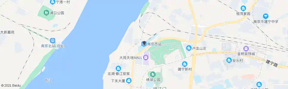 南京龙西路西_公交站地图_南京公交_妙搜公交查询2025