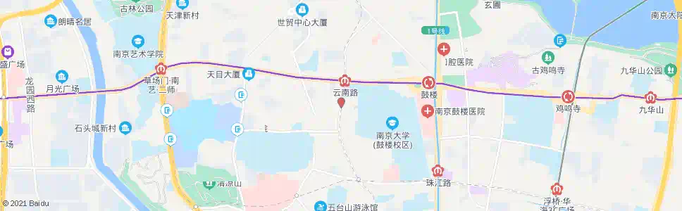 南京上海路北京西路_公交站地图_南京公交_妙搜公交查询2025
