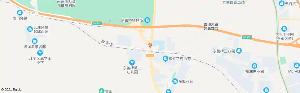 南京东善桥北站_公交站地图_南京公交_妙搜公交查询2025