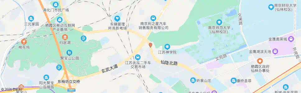 南京仙尧路尧胜村_公交站地图_南京公交_妙搜公交查询2025