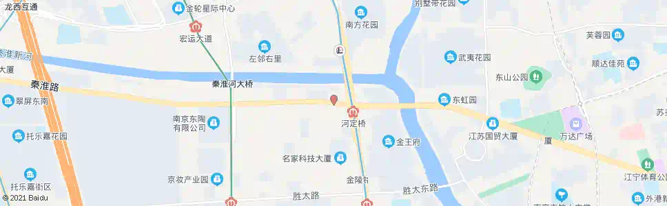 南京河定桥西站_公交站地图_南京公交_妙搜公交查询2025