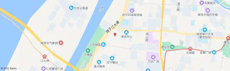 南京江东门北街_公交站地图_南京公交_妙搜公交查询2025