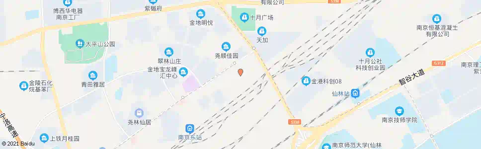 南京翔凤路地秀路东_公交站地图_南京公交_妙搜公交查询2025