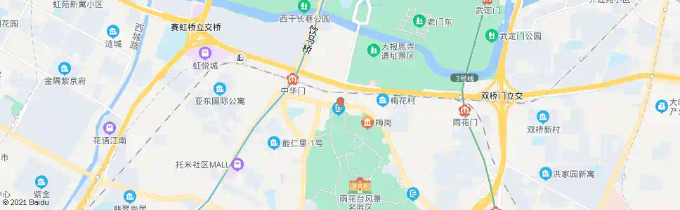 南京雨花台北大门_公交站地图_南京公交_妙搜公交查询2025
