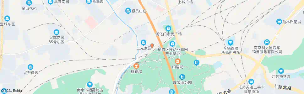 南京三元祠_公交站地图_南京公交_妙搜公交查询2025