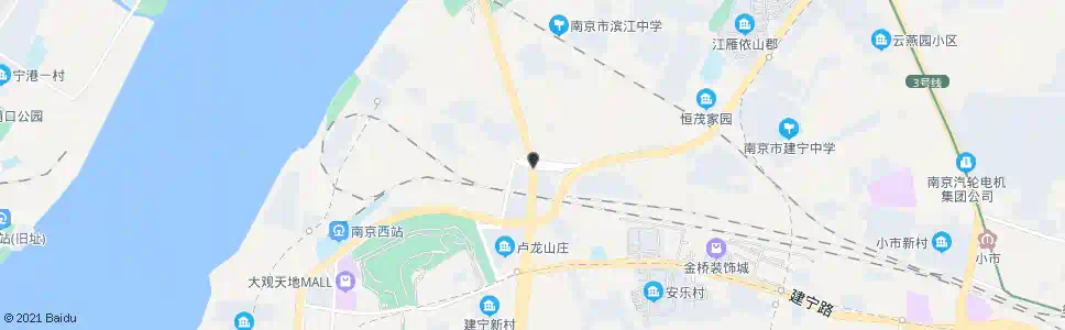 南京水关桥西_公交站地图_南京公交_妙搜公交查询2025