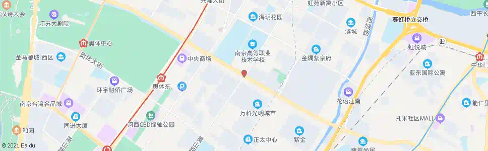 南京黄山路梦都大街_公交站地图_南京公交_妙搜公交查询2025
