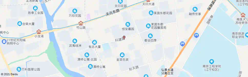 南京科健路_公交站地图_南京公交_妙搜公交查询2025