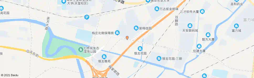 南京杨庄村_公交站地图_南京公交_妙搜公交查询2025