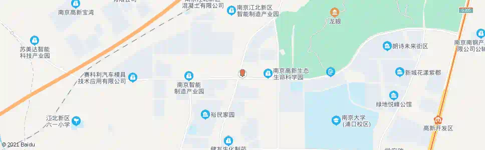 南京江北大道永新路_公交站地图_南京公交_妙搜公交查询2025