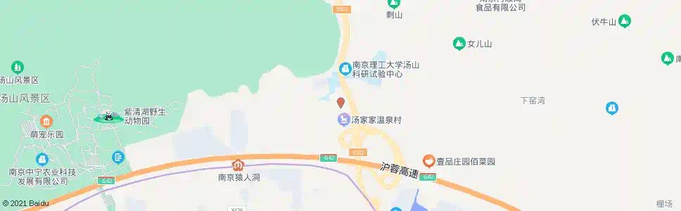 南京汤家家_公交站地图_南京公交_妙搜公交查询2025