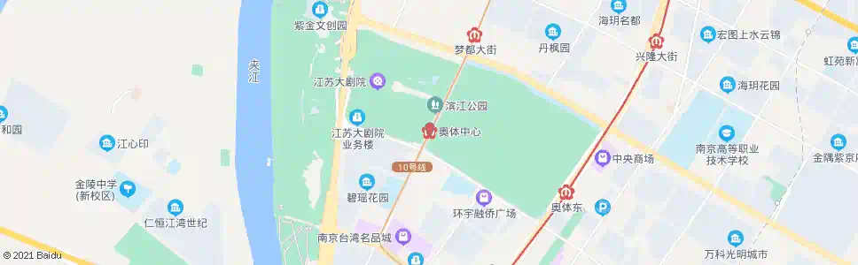 南京奥体中心站_公交站地图_南京公交_妙搜公交查询2025