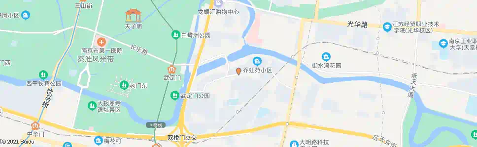南京秦虹西站_公交站地图_南京公交_妙搜公交查询2025