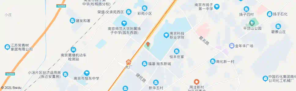 南京范旭东广场_公交站地图_南京公交_妙搜公交查询2025