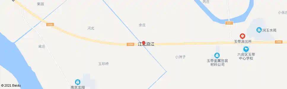 南京沿江公路叶庄_公交站地图_南京公交_妙搜公交查询2025