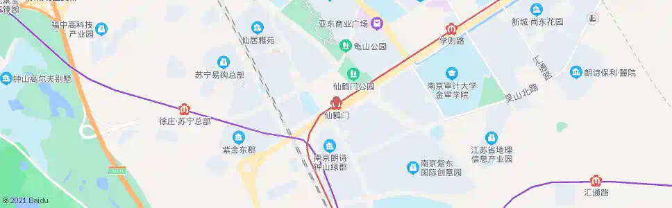 南京仙鹤门地铁站_公交站地图_南京公交_妙搜公交查询2025