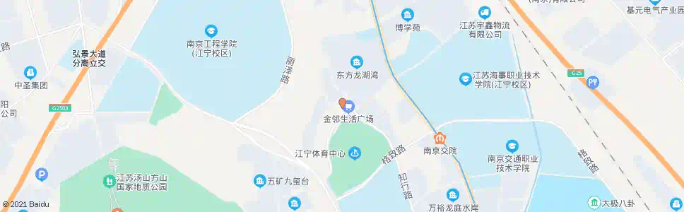 南京大学城商贸中心_公交站地图_南京公交_妙搜公交查询2025