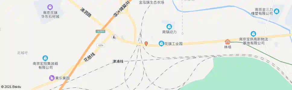 南京花旗褚营_公交站地图_南京公交_妙搜公交查询2025