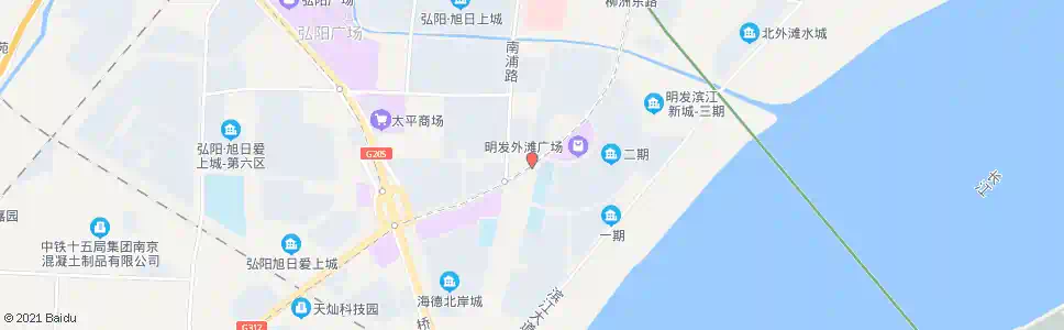 南京明发外滩广场_公交站地图_南京公交_妙搜公交查询2025